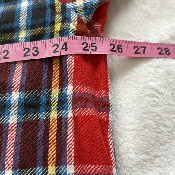 Alpine Design Heavyweight Flannel Shirt Men’s Size XL Red Blue Yellow Plaid New - Picture 10 of 13